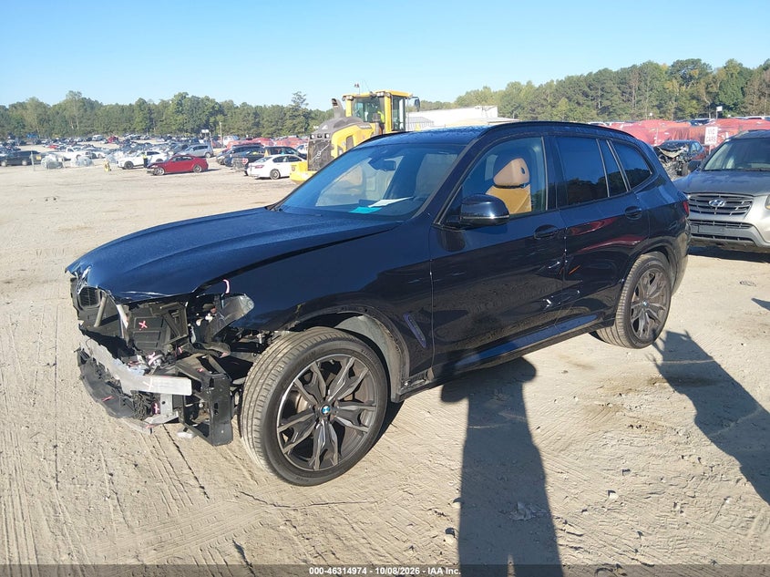 Vin: 5ux53dp01n9k17679, lot: 46815197, bmw x3 xdrive30i 20222