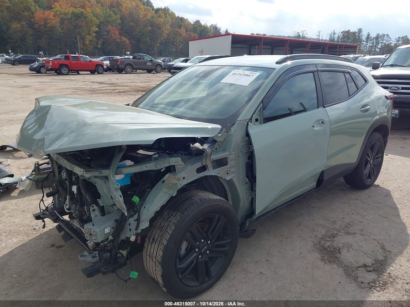 Vin: kl77lkep7sc263690, lot: 46815230, chevrolet trax fwd activ 20252
