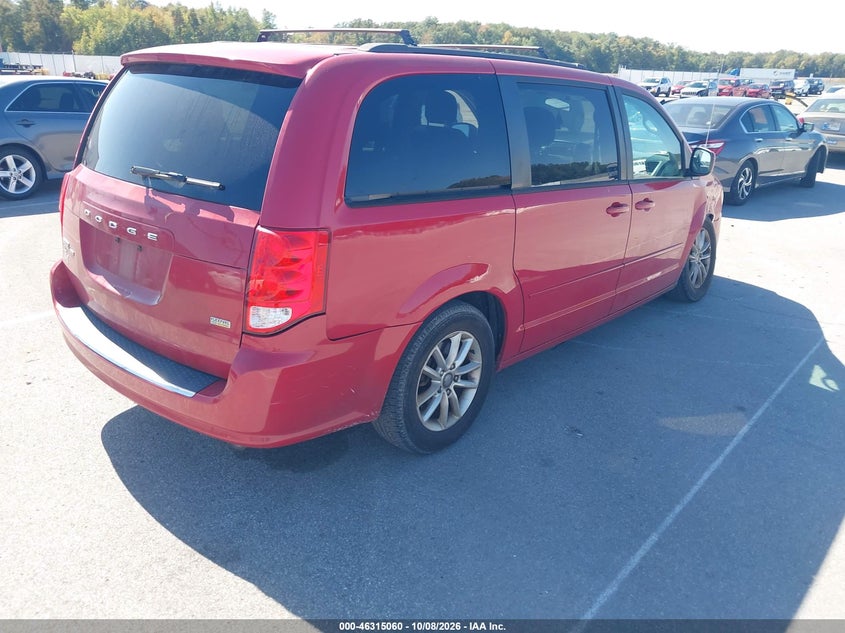 Vin: 2c4rdgcg6dr738491, lot: 46815283, dodge grand caravan sxt 20134