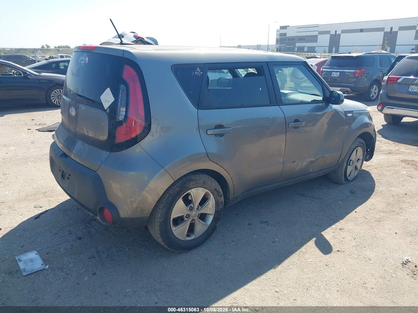 Vin: kndjn2a21e7004090, lot: 46815287, kia soul 20144