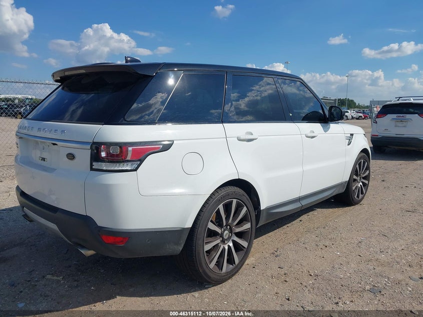 Vin: salwr2fvxha685816, lot: 46815335, land rover range rover sport 3.0l v6 supercharged hse 20174