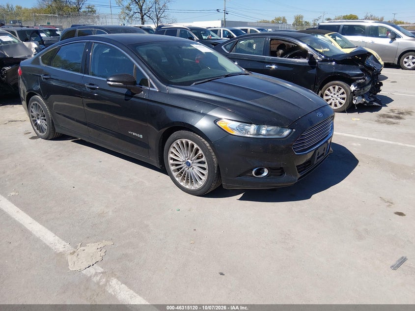 Vin: 3fa6p0ruxdr315573, lot: 46815343, ford fusion hybrid titanium 20131
