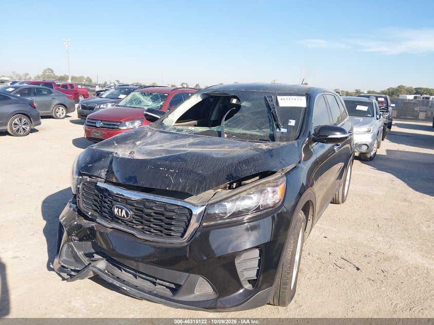 Vin: 5xypg4a30kg522988, lot: 46815345, kia sorento 2.4l lx 20192