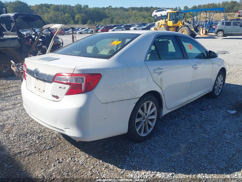 Vin: 4t1bf1fkxcu151362, lot: 46815346, toyota camry xle 20124
