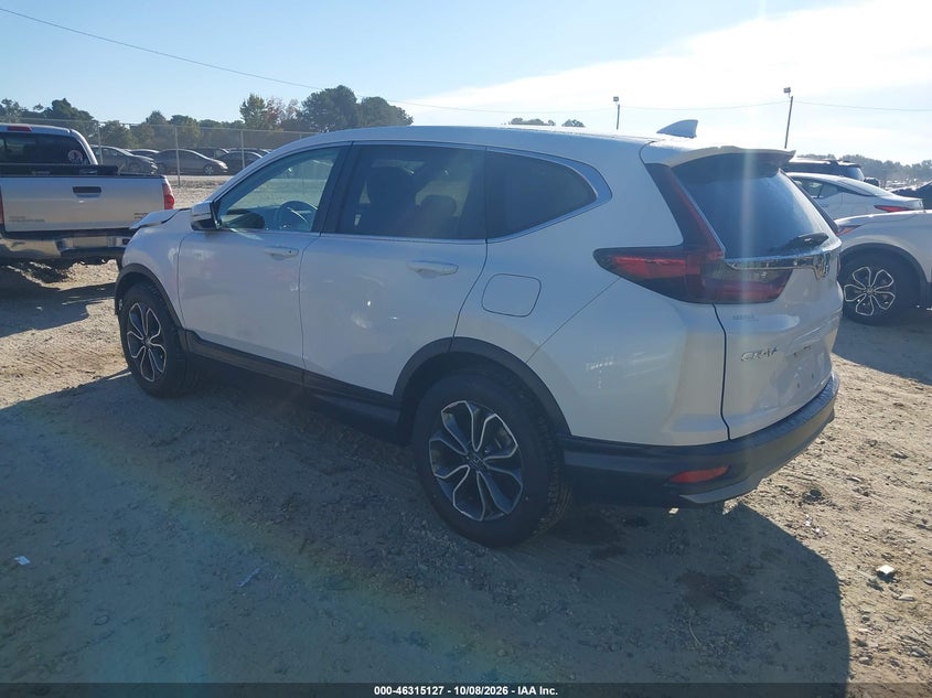 Vin: 5j6rw2h89ll004685, lot: 46815350, honda cr-v awd ex-l 20203