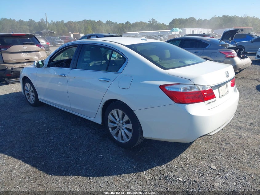 Vin: 1hgcr2f81fa086001, lot: 46815355, honda accord ex-l 20153