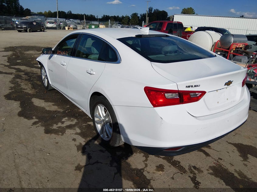 Vin: 1g1zd5st8jf258161, lot: 46815380, chevrolet malibu lt 20183