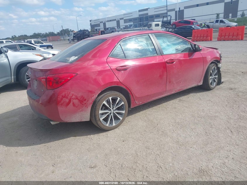 Vin: 2t1burhe2hc951755, lot: 46815392, toyota corolla se 20174