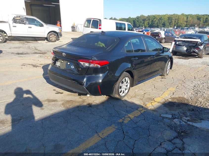 Vin: 5yfb4mde1sp338073, lot: 46815427, toyota corolla le 20254