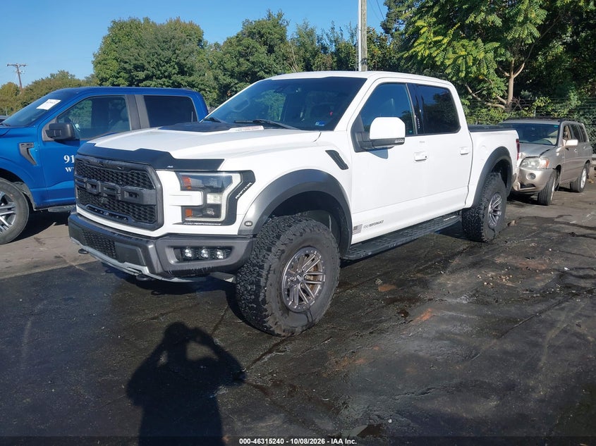 Vin: 1ftfw1rg6hfb52680, lot: 46815463, ford f-150 raptor 20172