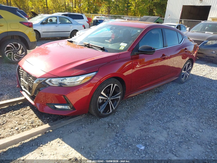 Vin: 3n1ab8dv6ny315789, lot: 46815466, nissan sentra sr xtronic cvt 20222