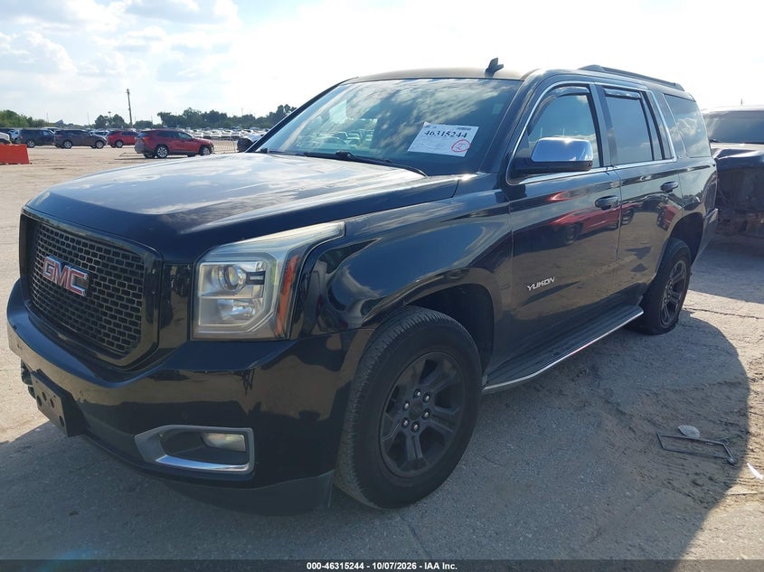 Vin: 1gks2bkc0fr218650, lot: 46815467, gmc yukon slt 20152