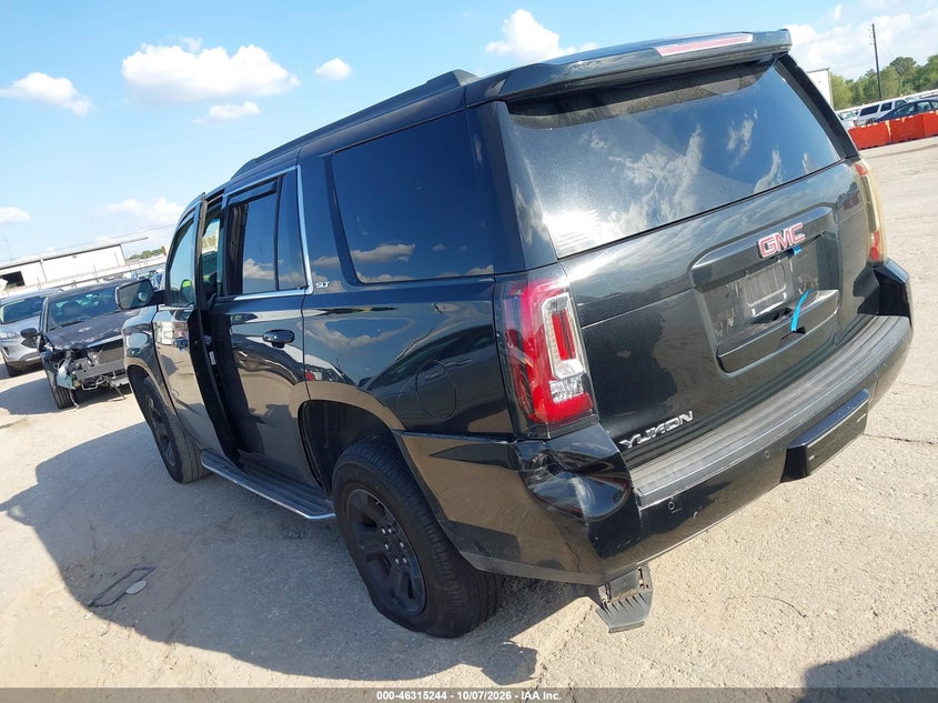 Vin: 1gks2bkc0fr218650, lot: 46815467, gmc yukon slt 20153