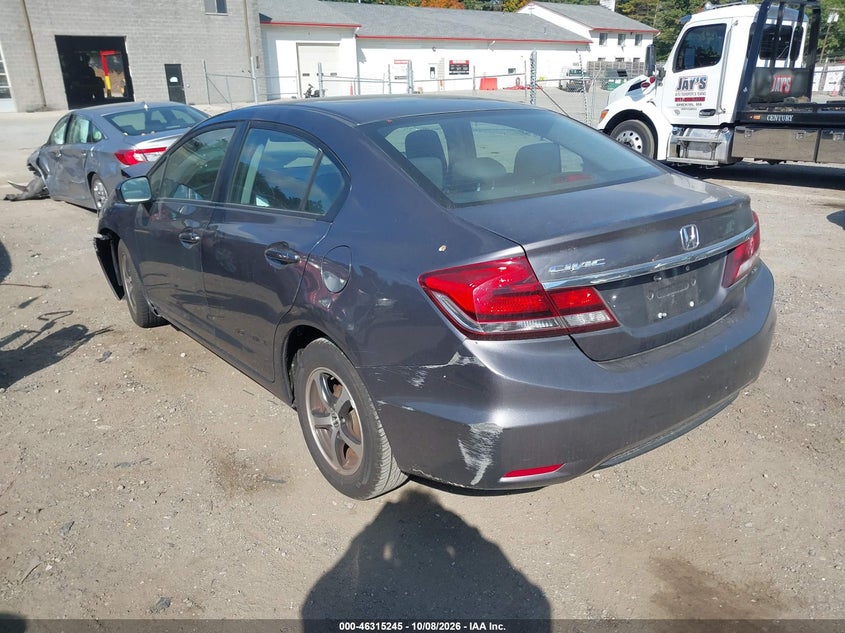 Vin: 19xfb2f79fe292669, lot: 46815468, honda civic se 20153