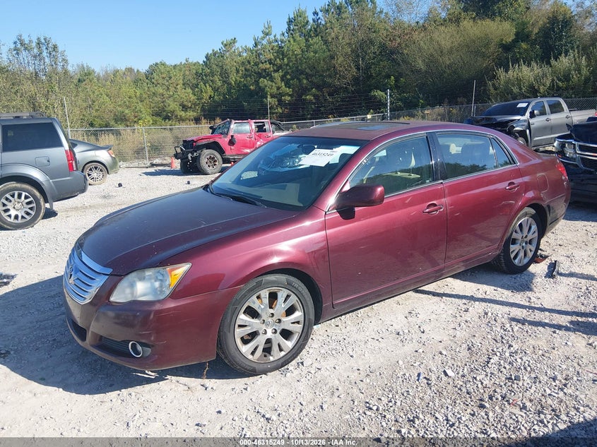 Vin: 4t1bk3db9au361295, lot: 46815472, toyota avalon xls 20102