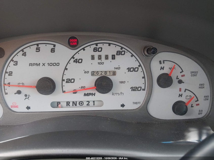 FORD EXPLORER SPORT TRAC 2003 VIN 1FMDU77E93UA80326