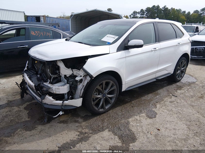 Vin: 2fmpk4ap1jbb11583, lot: 46815522, ford edge sport 20182