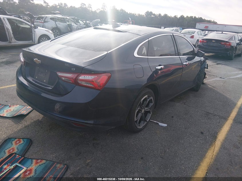 Vin: 1g1zd5st8nf163573, lot: 46815561, chevrolet malibu fwd lt 20224