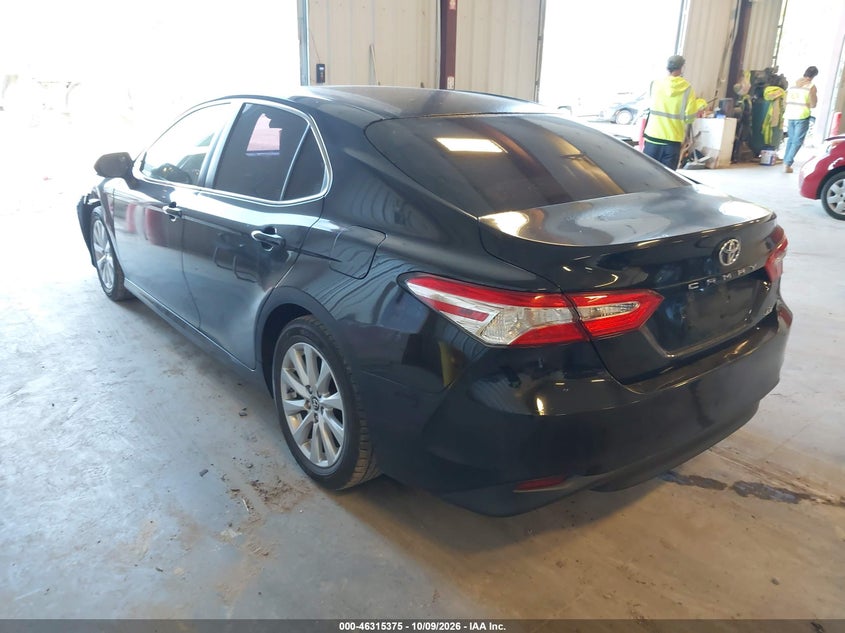 Vin: jtnb11hk0j3017068, lot: 46815598, toyota camry le 20183