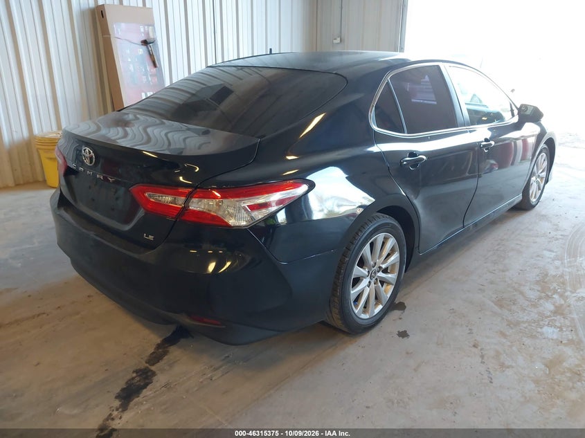 Vin: jtnb11hk0j3017068, lot: 46815598, toyota camry le 20184
