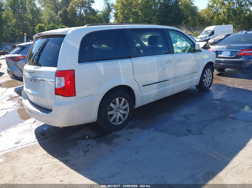 Vin: 2c4rc1bg9dr744187, lot: 46815600, chrysler town & country touring 20134