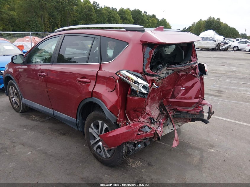 Vin: 2t3zfrev5jw482296, lot: 46815612, toyota rav4 le 20183
