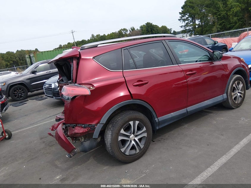 Vin: 2t3zfrev5jw482296, lot: 46815612, toyota rav4 le 20184