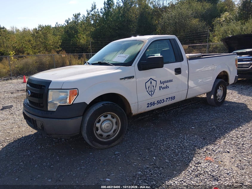 Vin: 1ftmf1cm2ekf27635, lot: 46815623, ford f-150 xl 20142
