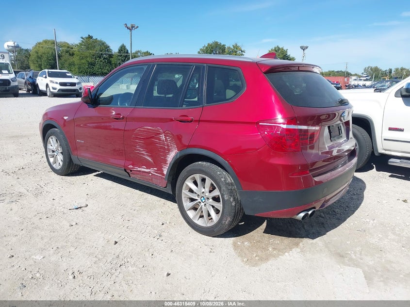 Vin: 5uxwx9c56e0d10115, lot: 46815632, bmw x3 xdrive28i 20143