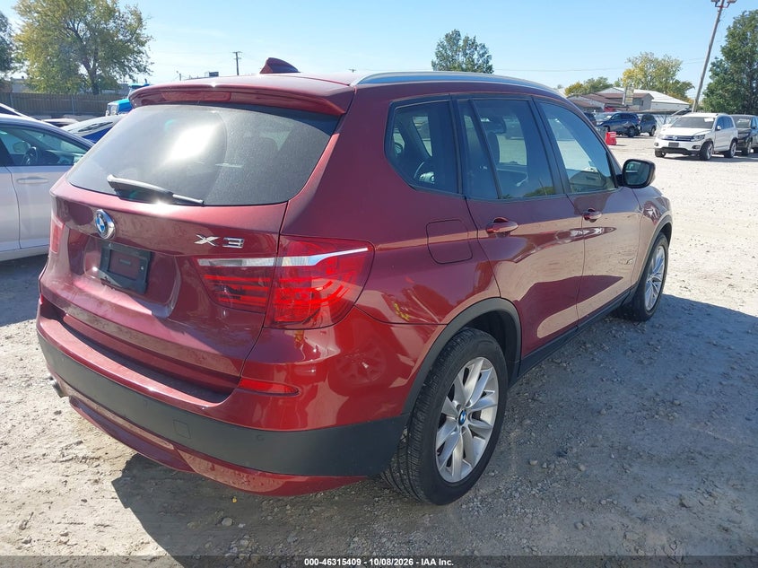 Vin: 5uxwx9c56e0d10115, lot: 46815632, bmw x3 xdrive28i 20144