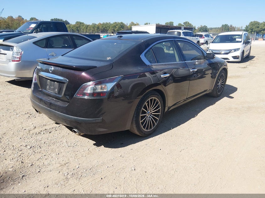 Vin: 1n4aa5ap6ec453416, lot: 46815642, nissan maxima 3.5 s/3.5 sv 20144