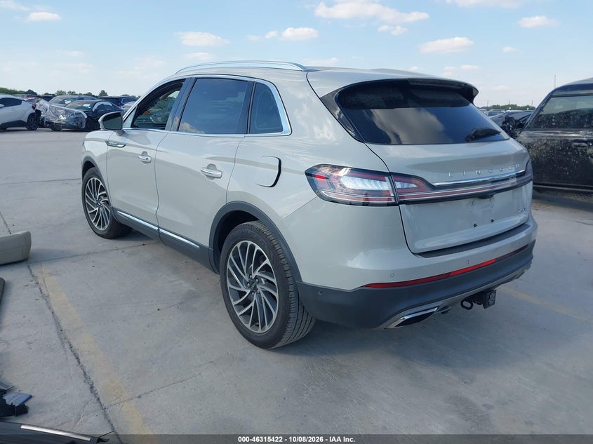 Vin: 2lmpj6l98kbl18880, lot: 46815645, lincoln nautilus reserve 20193