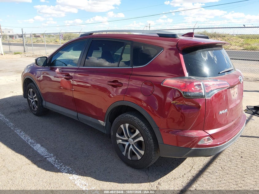 Vin: 2t3zfrev9jw459751, lot: 46815669, toyota rav4 le 20183