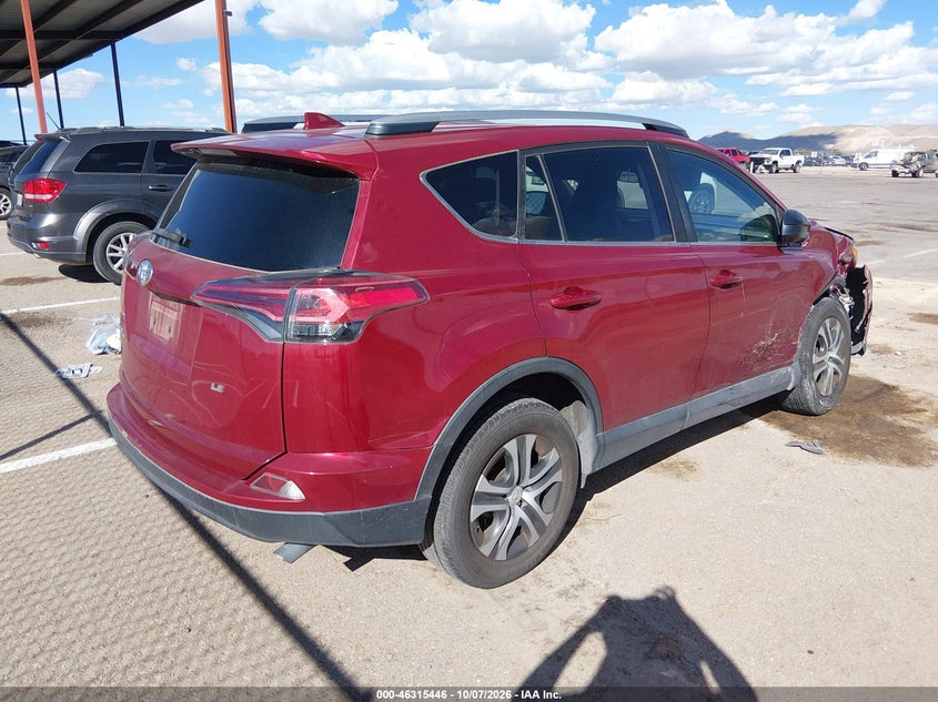 Vin: 2t3zfrev9jw459751, lot: 46815669, toyota rav4 le 20184