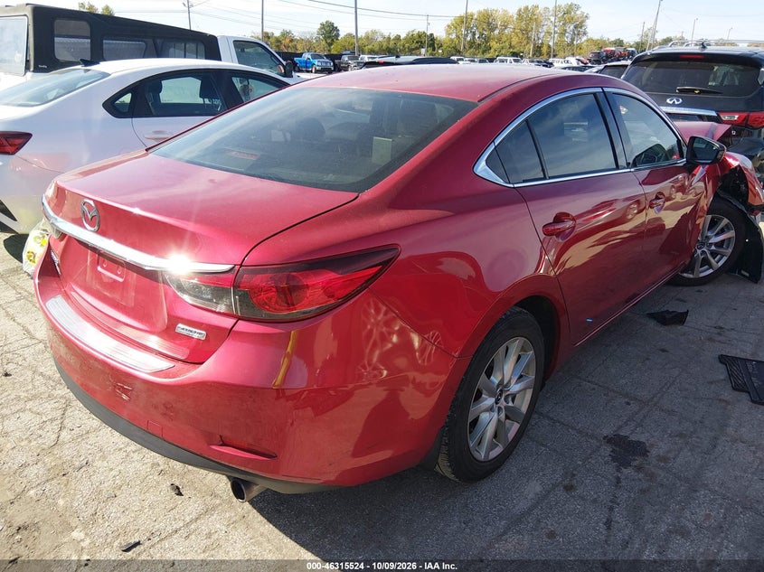 Vin: jm1gj1u56f1215103, lot: 46815747, mazda mazda6 i sport 20154