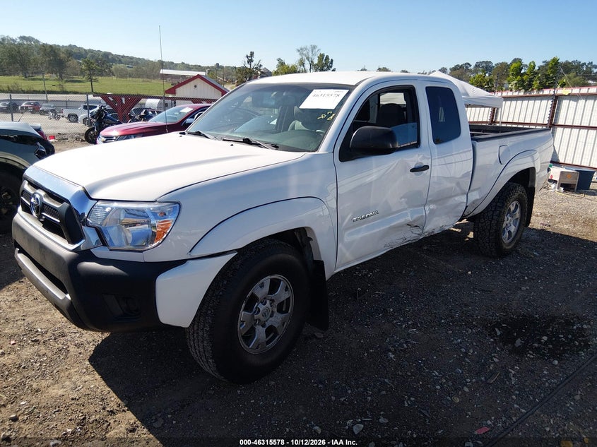 2012 Toyota Tacoma, Left Side, IAAI, VIN 5TFUX4EN8CX015334 — photo 2