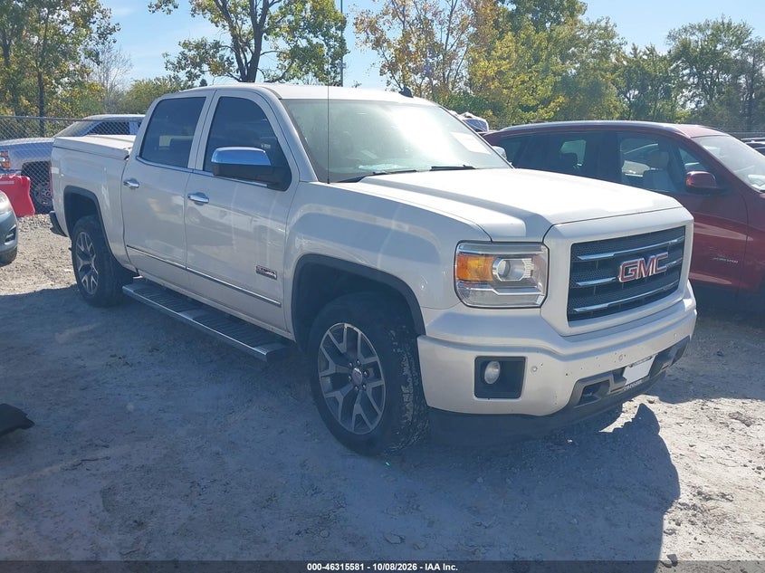 Vin: 3gtu2vec8eg455659, lot: 46815804, gmc sierra 1500 slt 20141