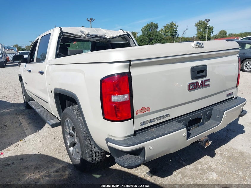 Vin: 3gtu2vec8eg455659, lot: 46815804, gmc sierra 1500 slt 20143