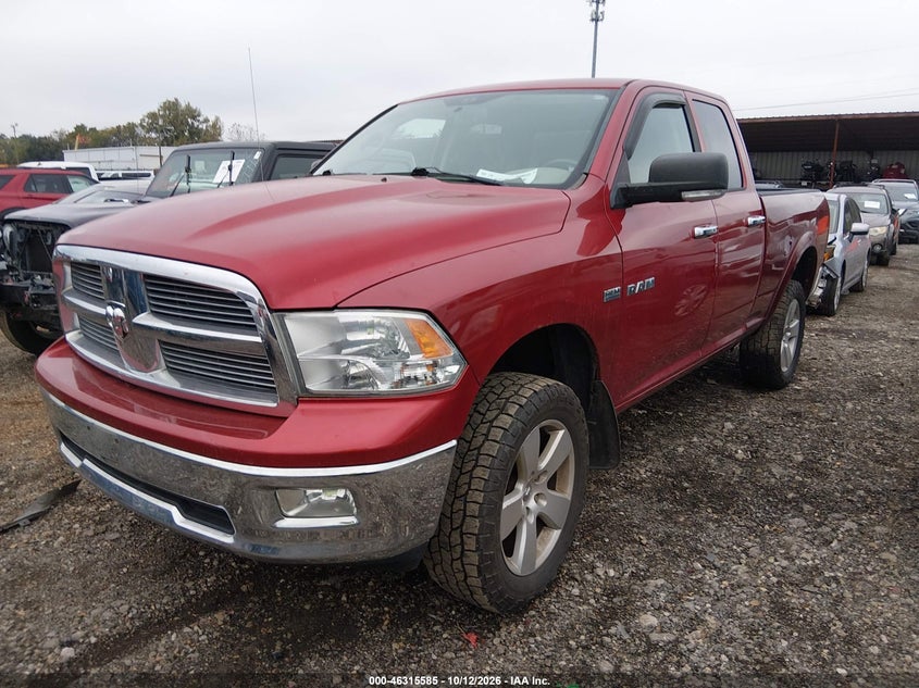 Vin: 1d7rv1gt3as257907, lot: 46815808, dodge ram 1500 slt/sport/trx 20102