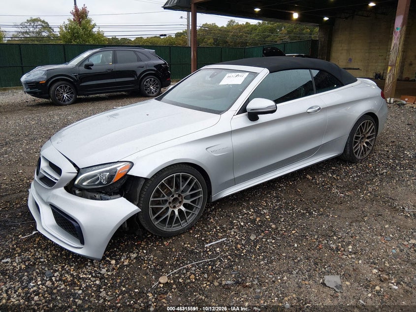 Vin: wddwk8gb2hf492913, lot: 46815814, mercedes-benz amg c 63 20172
