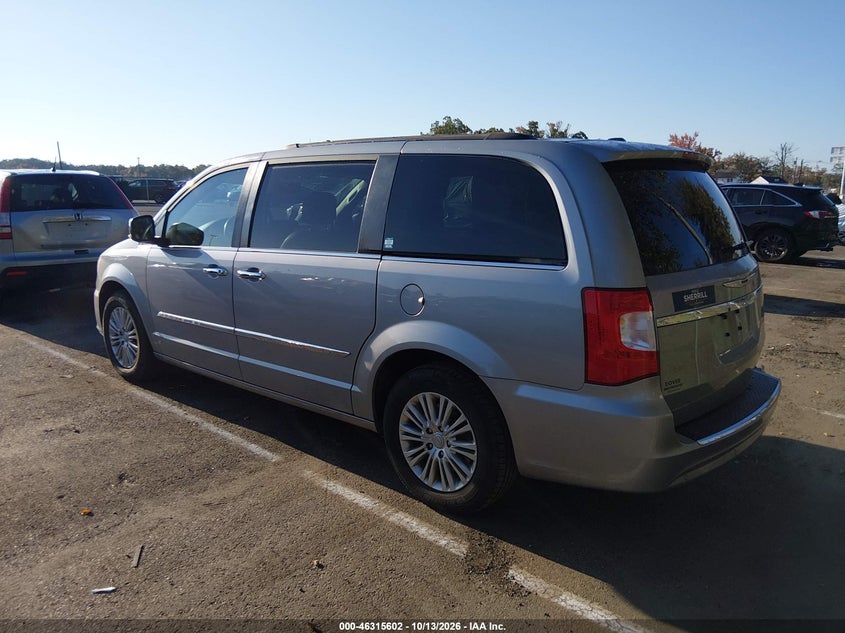 Vin: 2c4rc1cg7fr554762, lot: 46815825, chrysler town & country touring-l 20153