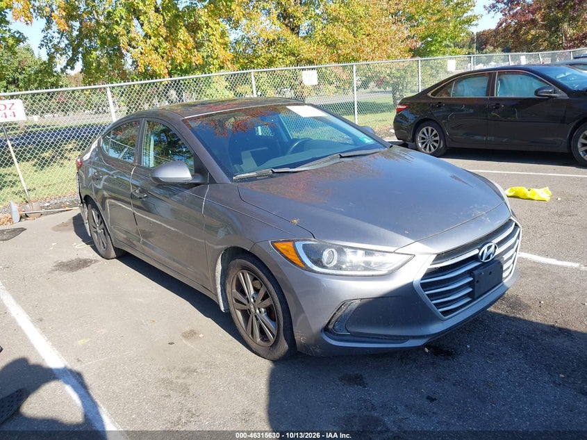 Vin: 5npd84lf4jh239721, lot: 46815853, hyundai elantra value edition 20181