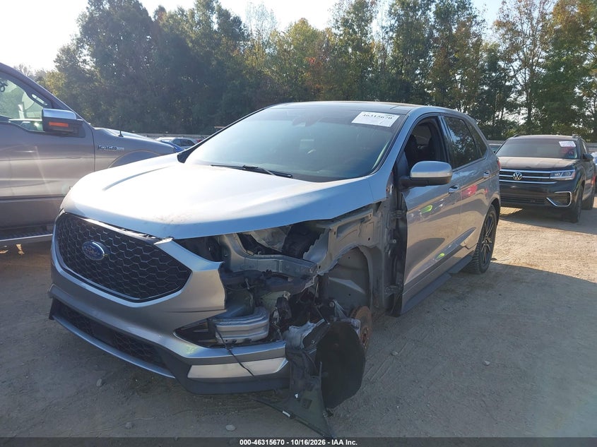 Vin: 2fmpk4j96mba60099, lot: 46815893, ford edge st-line 20212
