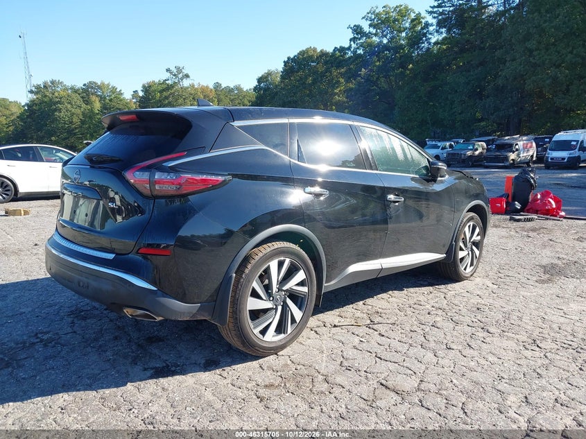 Vin: 5n1az2cj4pc141491, lot: 46815927, nissan murano sl fwd 20234