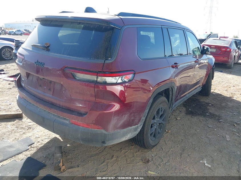 Vin: 1c4rjkar6t8560494, lot: 46815930, jeep grand cherokee l altitude 4x4 20264