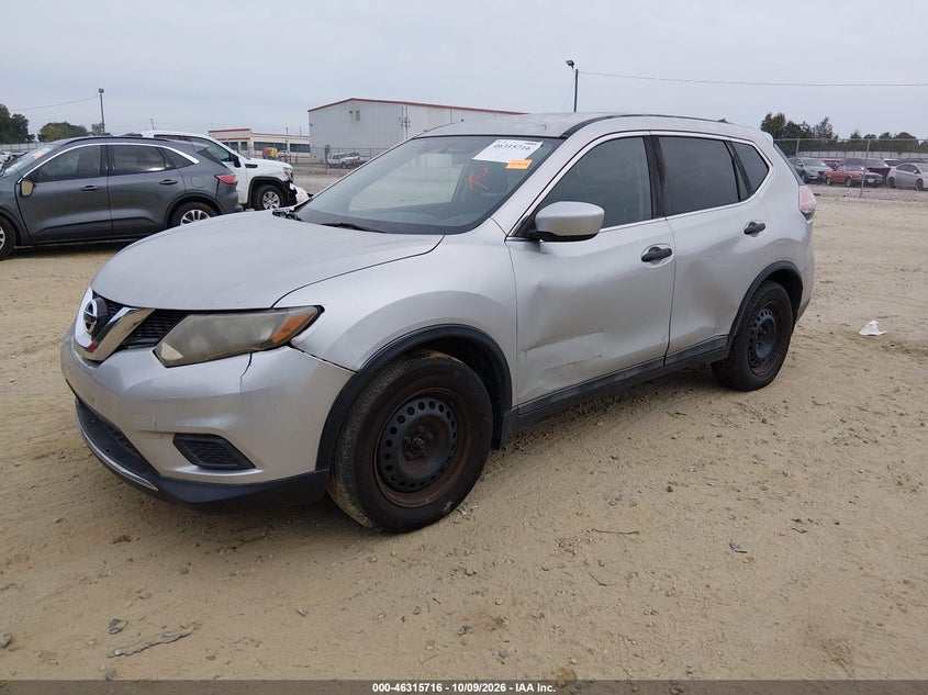 Vin: 5n1at2mn2gc750291, lot: 46815939, nissan rogue s 20162