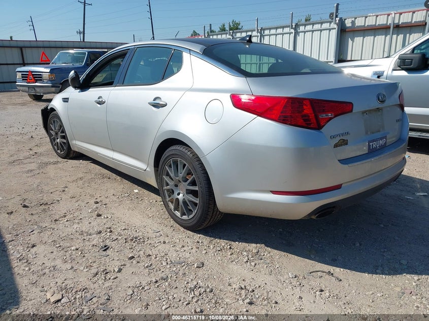 Vin: 5xxgn4a73dg110550, lot: 46815942, kia optima ex 20133