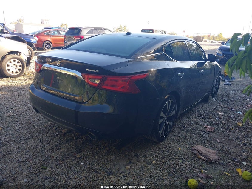 Vin: 1n4aa6ap8jc409322, lot: 46815996, nissan maxima 3.5 platinum 20184