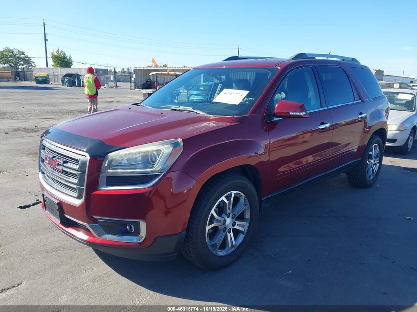 2015 GMC Acadia Slt-1, Rear, IAAI, VIN 1GKKVRKD5FJ132449 — photo 2
