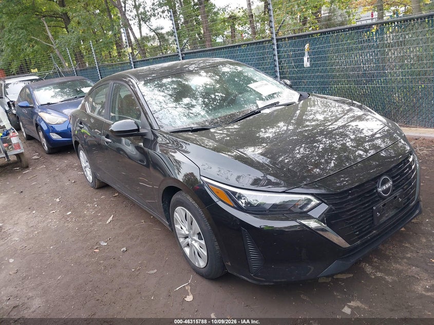 2025 Nissan Sentra S, Undercarriage, IAAI, VIN 3N1AB8BV8SY291705